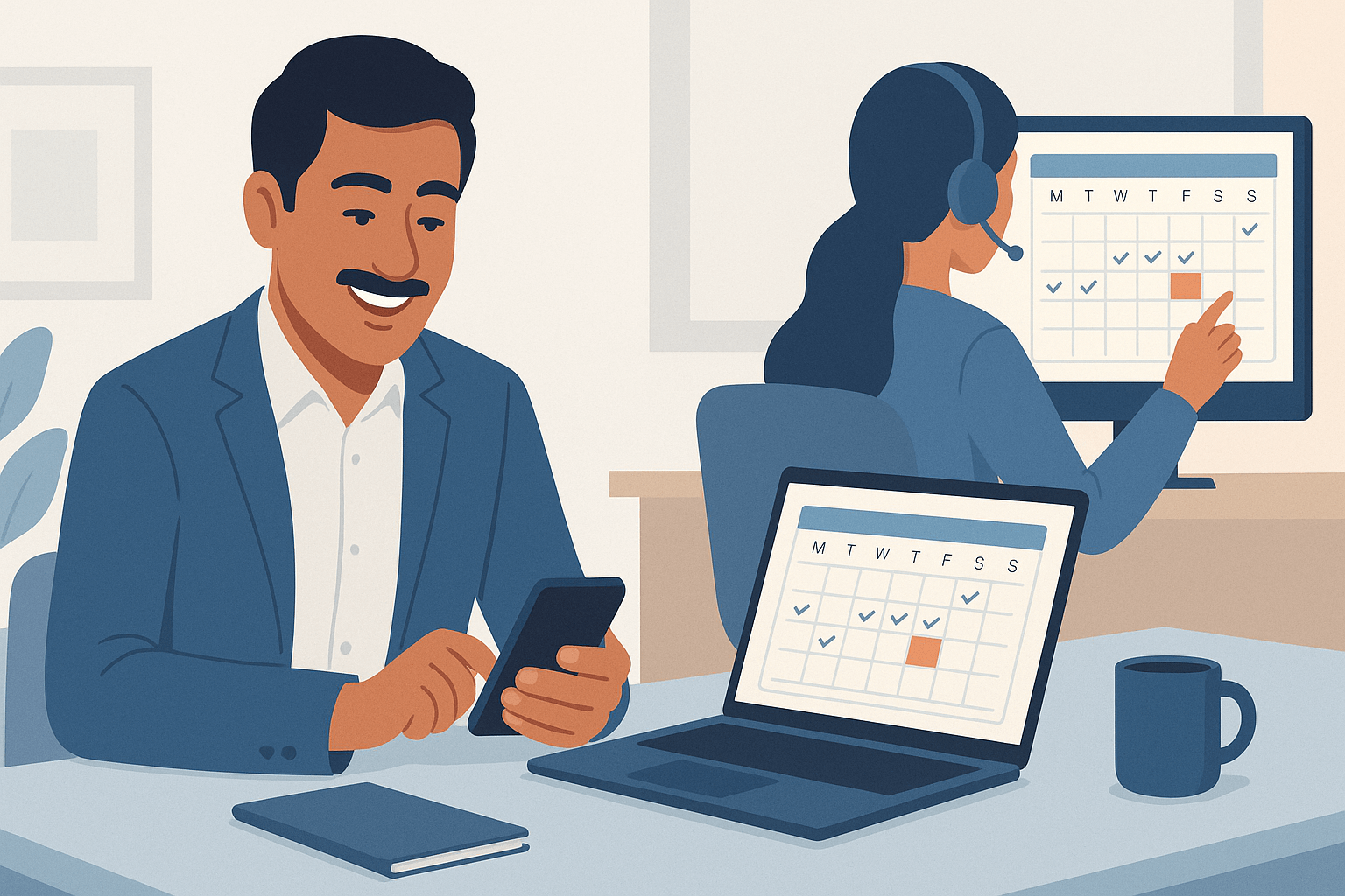 Appointment scheduling virtual assistant service