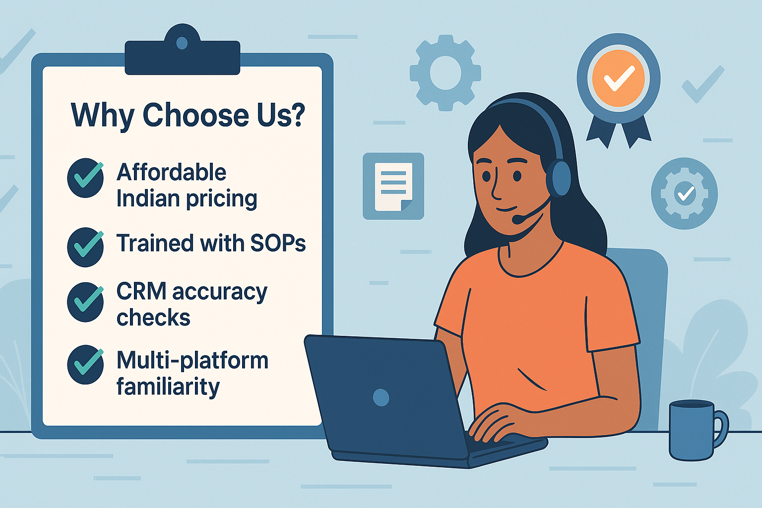 Why choose our CRM virtual assistant services