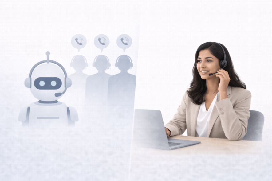 Comparison between virtual receptionist, call centers, and AI systems