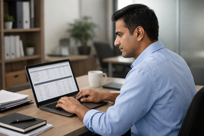 Virtual accounting support for Indian businesses handling bookkeeping and reconciliations